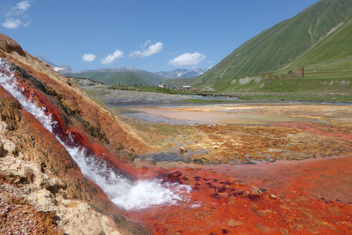mineral water in Truso Valley