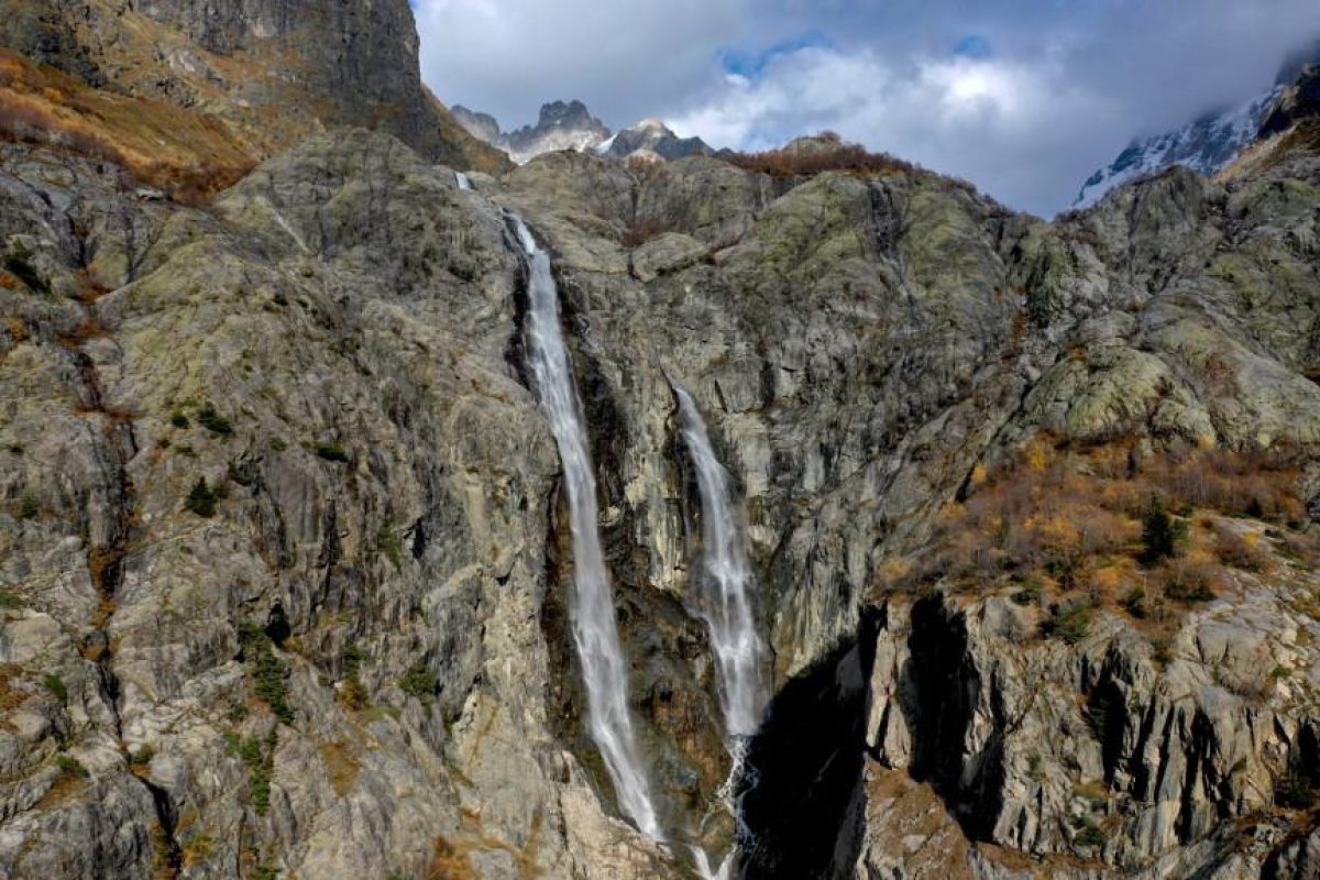 Ushba Waterfalls